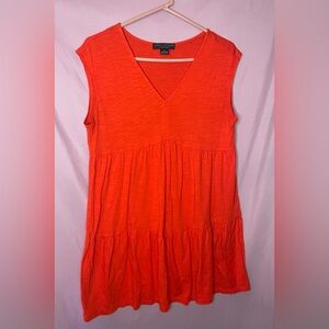 Social Standard By Sanctuary One and Only Tee Dress Orange Sz LG